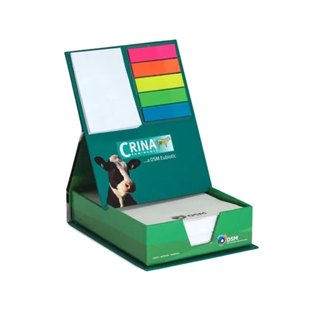 200 Sheets Cardboard Boxed Notepad | Durable Promotional